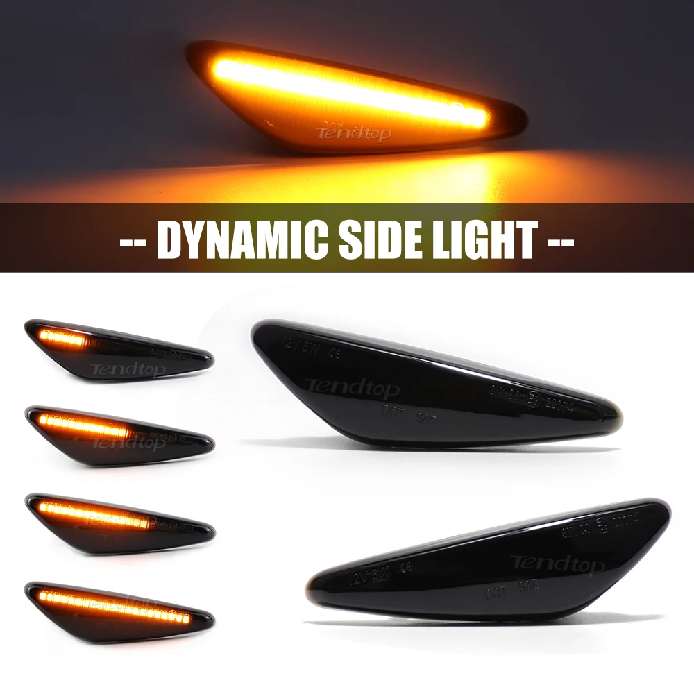 LED Dynamic Turn Signal Blinker Flashing Light Side Marker Blinker For Mazda Miata MX5 ND RX-8 6 Atenza GH 2008-12 5 Premacy CW