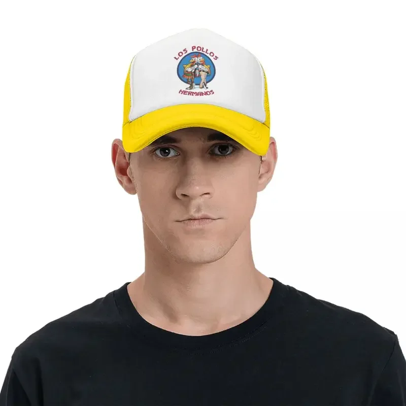 Casquette de camionneur réglable pour hommes et femmes, casquettes Snapback, casquettes Breaking Bad, casquettes de baseball jetables, chapeaux de sport drôles, Los Pollos Hermanos, frères