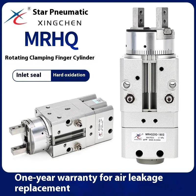 

Xingchen Пневматический SMC Поворотный зажимной цилиндр MRHQ10D-90S/180S-N Замена поворотного воздушного когтя D