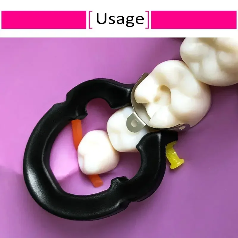 Dental Metal Matrices Bands with Holes Sectional Contoured Bands Tofflemire Stuck 50pcs /100pcs Optional