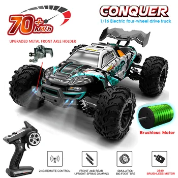 SCY 16101PRO 16102PRO 1:16 70KM/H 4WD RC Car with LED Headlight Remote Control Cars High Speed ​​Drift Monster Truck Toys for Children