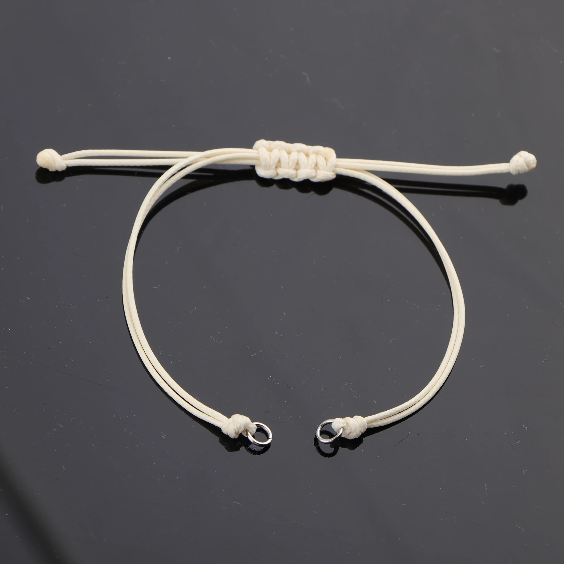 20 stks/partij Handgemaakte Wax Draad Gevlochten Armband Verstelbare Waxkoord Hanger Ketting voor DIY Handgemaakte Armband Accessoires Sieraden