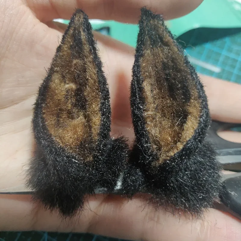 Custom BJD Doll Use 1/3 Doll Beast Ears Anubis Ears Hairhoop Doberman Ear Accessories Cosplay Props