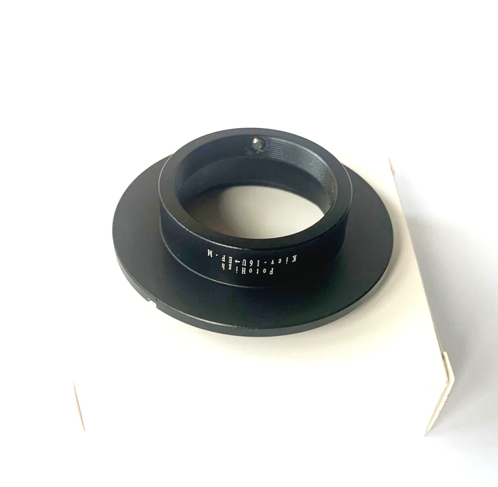 

ProScope New Kiev 16U Lens to Canon EOS EF-M Camera Mount Adapter Ring W/ Screw