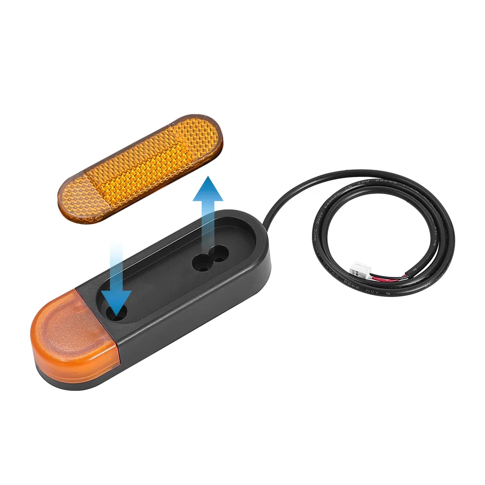 Suitable for Smartgyro K2 Electric Scooter Reflective Side Cover + Warning Light Set Night Warning Reflection