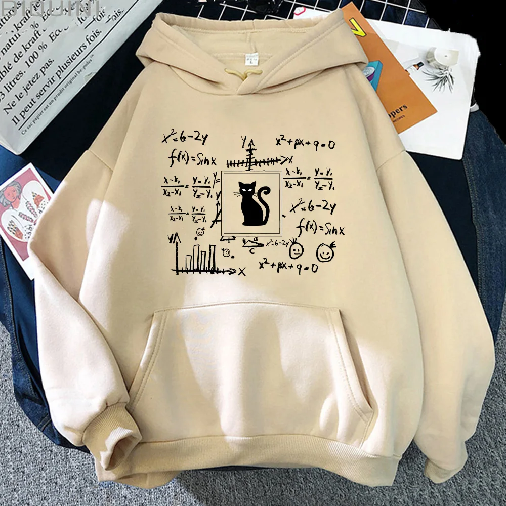 Schrodinger's Cat Box Funny Science Pattern Bluza Nowe popularne trendy Bluzy z kapturem Odzież polarowa Casual Pullovers