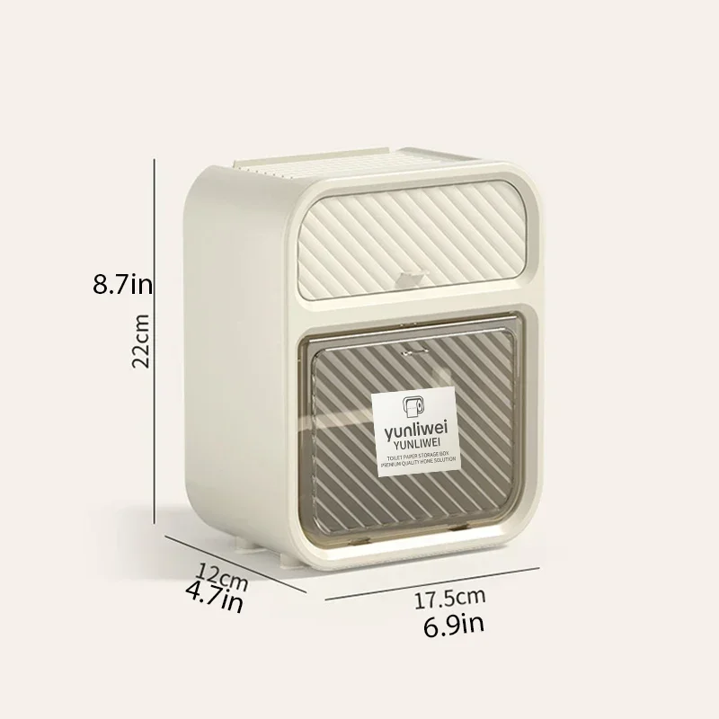 Multi Functional Storage Rack Waterproof Tissue Box Wall Mounted Mobile Phone Holder Bathroom Accessories Yunliwei Bathroom