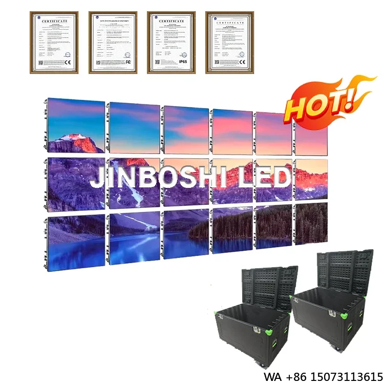

Seamless Splicing Portable LED Rental Screen Aluminum Cabinet for Giant Outdoor Events