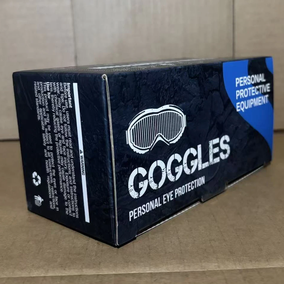 TPE Anti Dust Goggles Anti Fog/Wind/Sand Riding Fully Sealed Dust-Proof Industrial Protective Glasses Comfortable