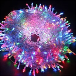 110 /220V Outdoor LED String Lights Garland 10M Waterproof Fairy Light Christmas Wedding Party Holiday Gardening Room Decoration