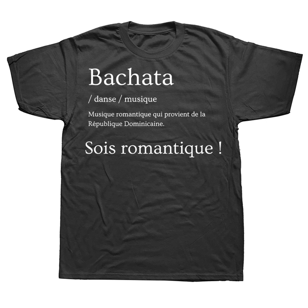 Funny Definition of Bachata Dance Lover Graphic T-shirts Tshirt Men Women's Fashion Casual Oversized 100% Cotton T Shirt