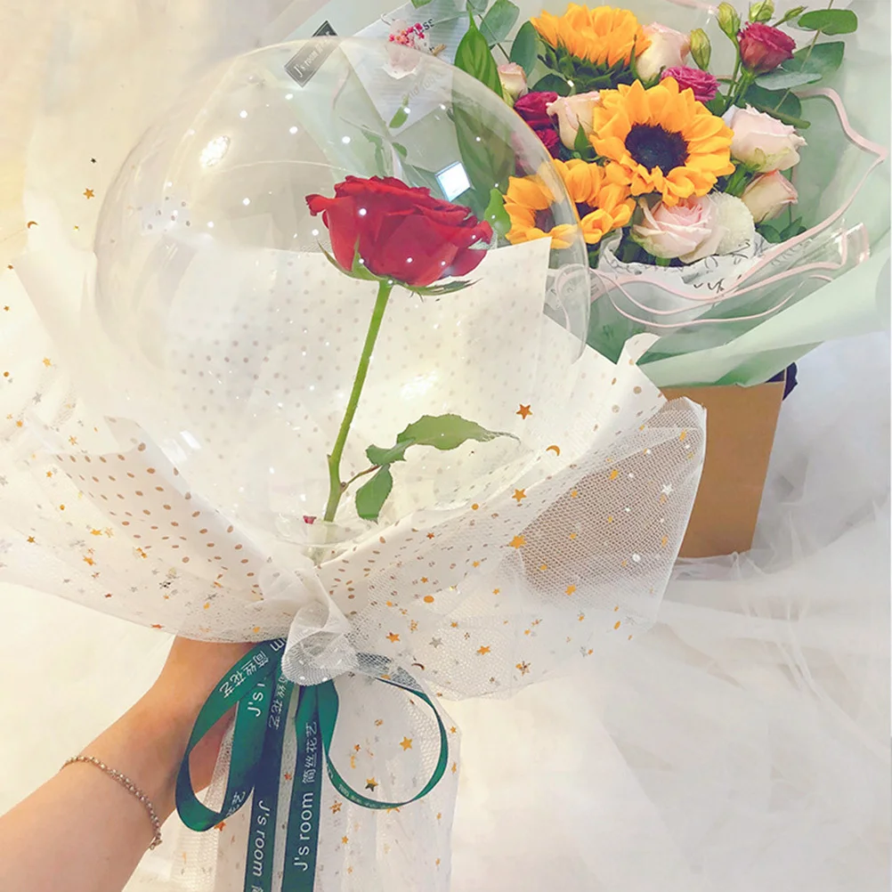 

5 Pcs Emulsion Party Decorations Balloons Shower Wedding Transparent