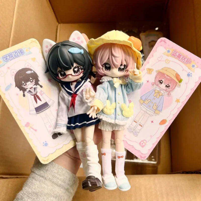 정품 재고 있음 언빌드 도어 리틀 키 아트북 시리즈 1/12 BJD MJD 블라인드 박스 애니메이션 피규어 관절 장식 인형