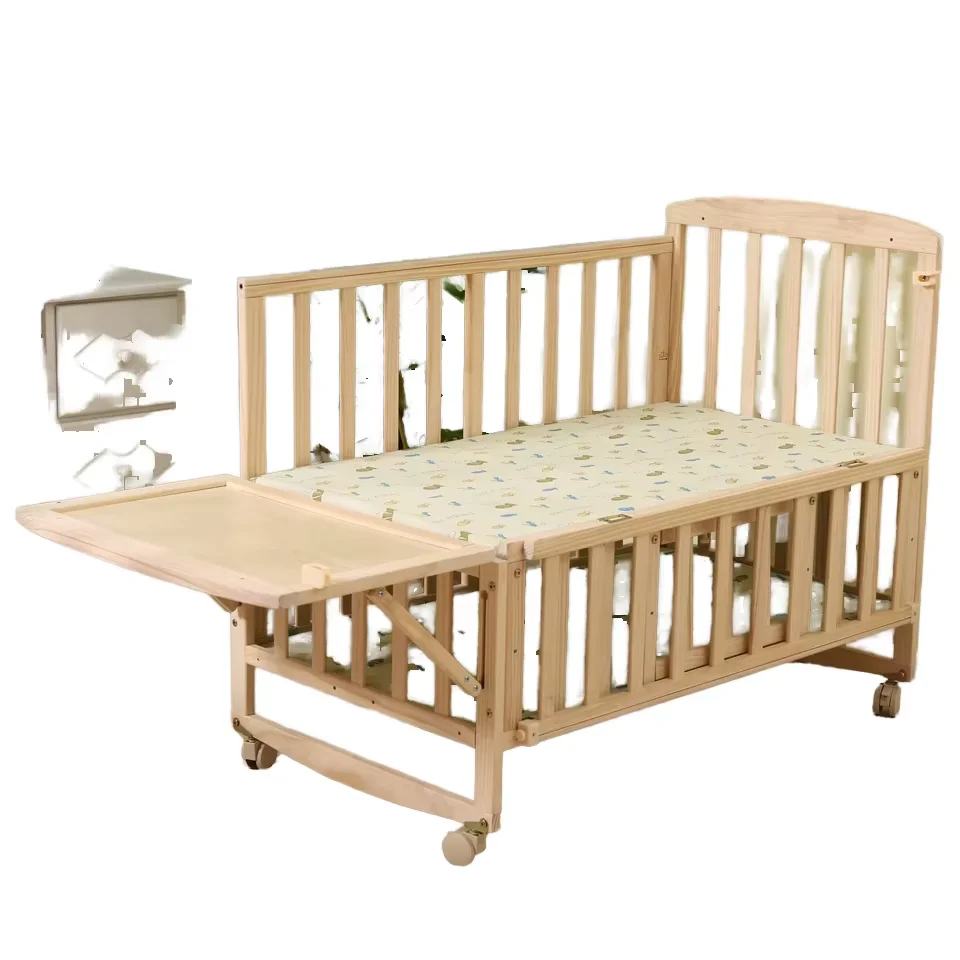 

Лидер продаж 3 в 1, многофункциональная складная деревянная детская кроватка, может быть настольной колыбели, детская кроватка рядом со мной с москитной сеткой