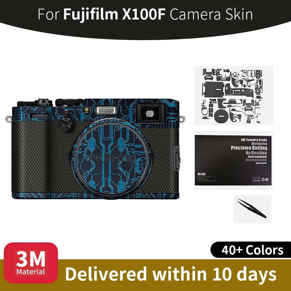 For Fujifilm X100F Skin,Fujifilm Camera Sticker,Scratch-resistant protective film, full coverage protection