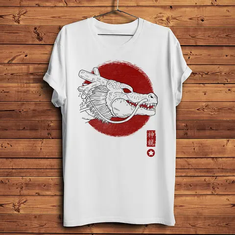 Shenron Divine Dragon dbz 재미 있은 애니메이션 T 셔츠 Homme 남성 반팔 통기성 TShirt 남여 streetwear Tee