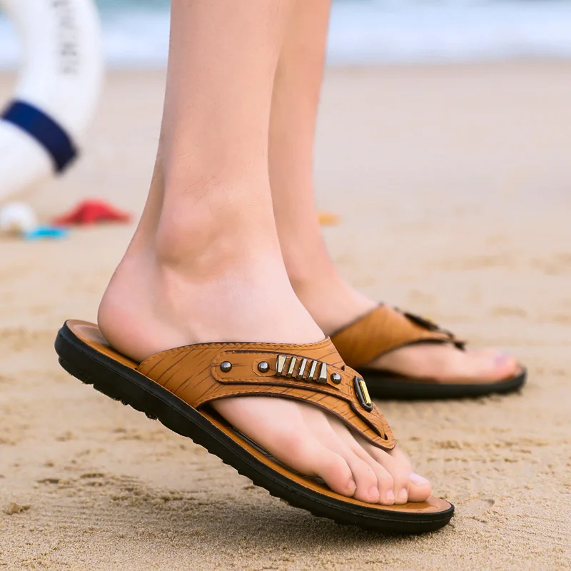 Flip Flops Male Slippers Men Summer Beach Shoes For Men Flip Flops Men\'s Sandals