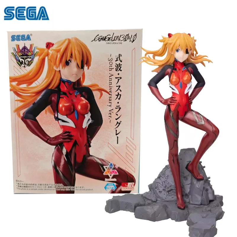 

SEGA оригинальные Luminasta EVA 30-летие Аска Лэнгли Сорю аниме фигурки игрушки для детей подарки