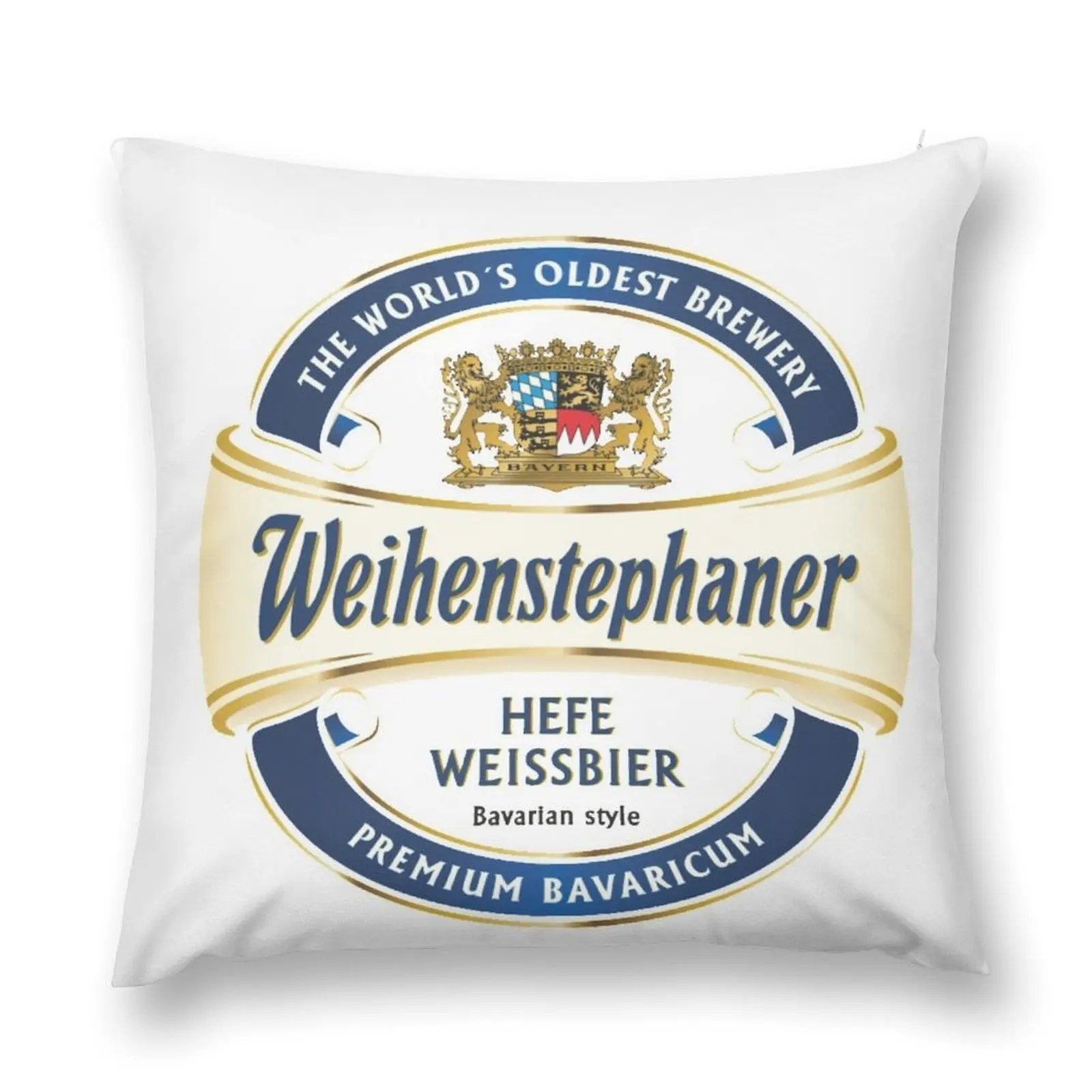 

Weihenstephaner-Beer Throw Pillow pillow pillowcase Pillow Case