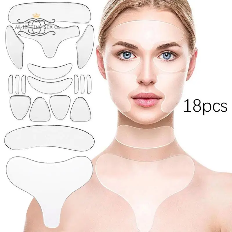 Silicone Anti-wrinkle Patch Skin Care Sticker Pad Suit Firming Wrinkle-removing Anti-wrinkle Beauty Patch For Chest Face Neck