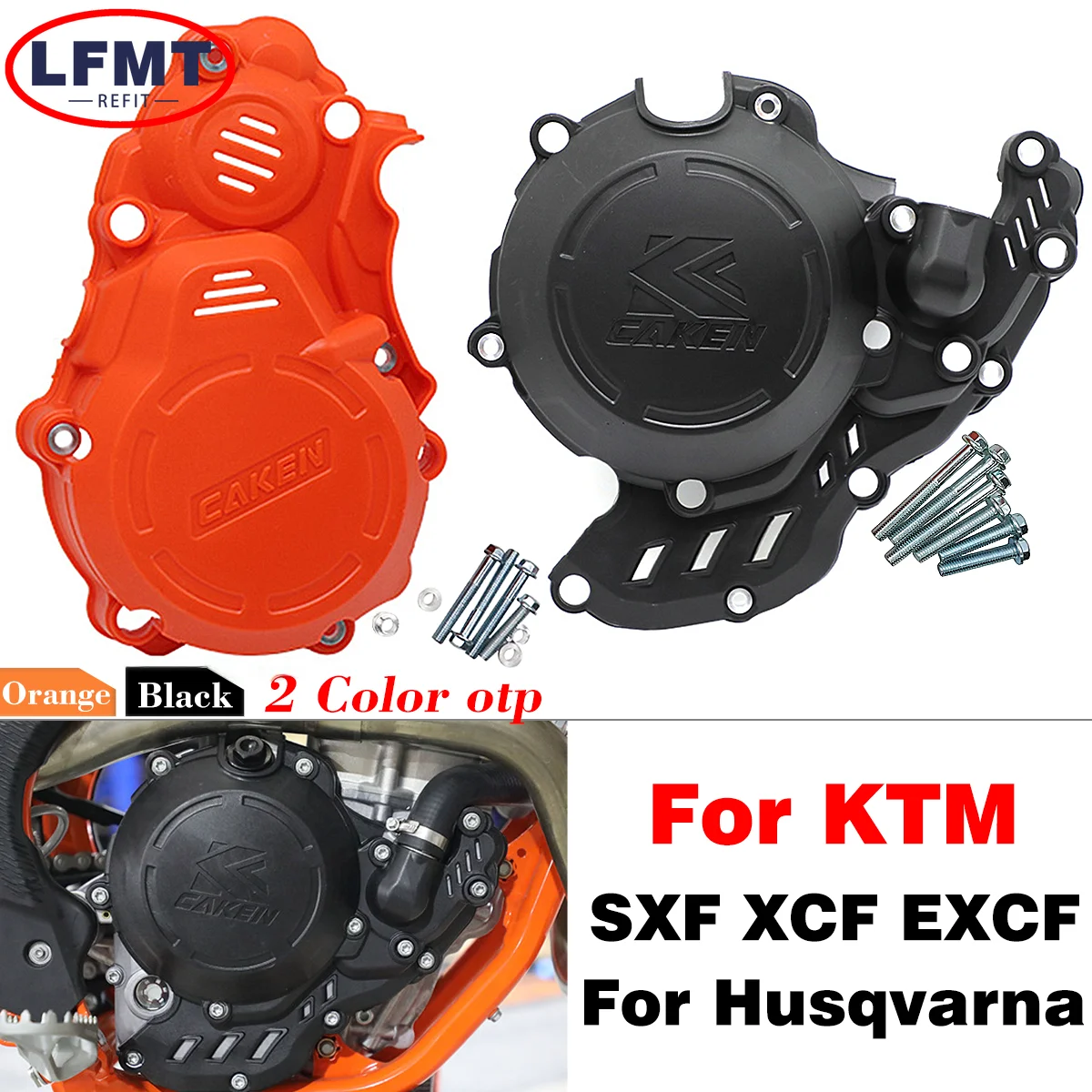 

For KTM EXCF SXF XCF XCFW 250 350 FREERIDE 4T EXC-F SX-F XC-F XCF-W For Husqvarna FC FE FX Ignition Clutch Cover Guard Protector