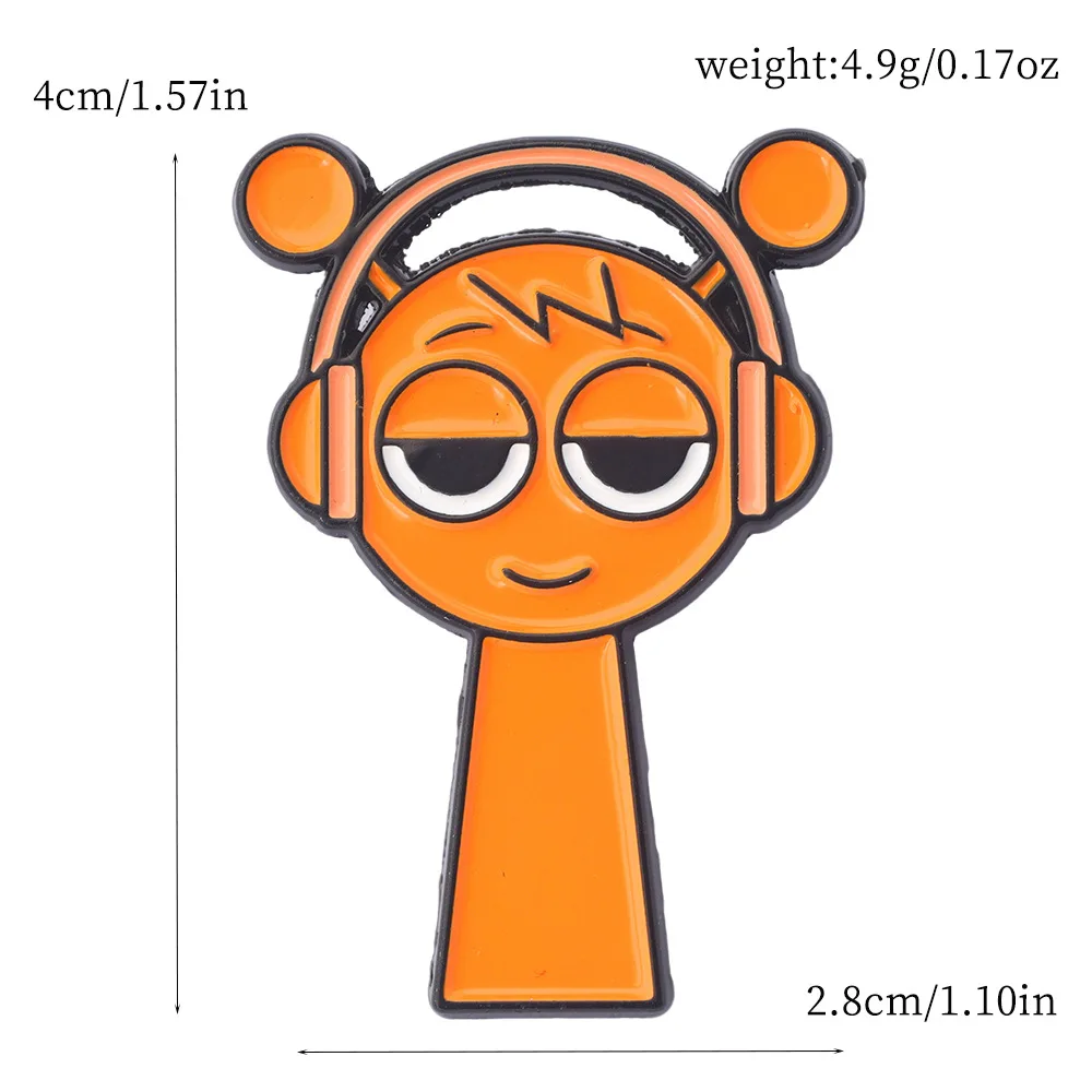 2Pcs/set cartoon character clothing accessories brooch, cute dog brooch badge, alien brooch