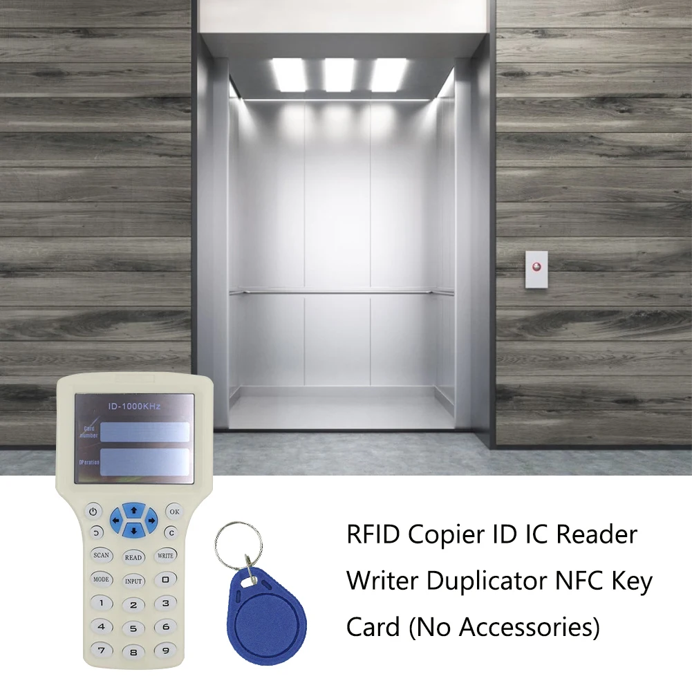 RFID-копировальный аппарат ID IC-считыватель, писатель, зашифрованный дубликатор, программатор, ключ-карта NFC