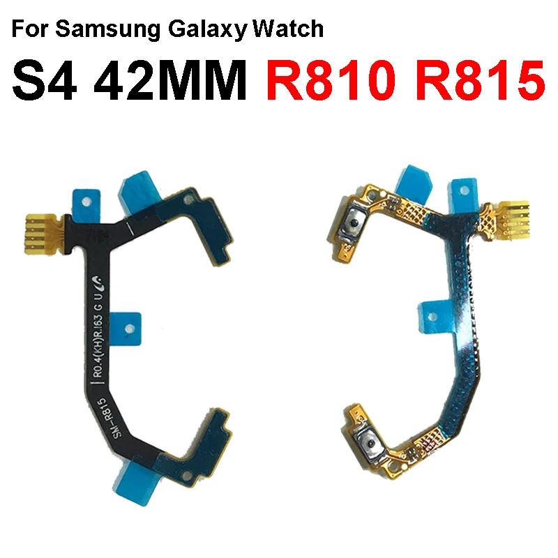 لسامسونج غالاكسي ساعة S3 الرياضة R600 S4 46 مللي متر R800 R805 42 مللي متر R810 R815 زر الطاقة العودة المنزل التبديل الكابلات المرنة