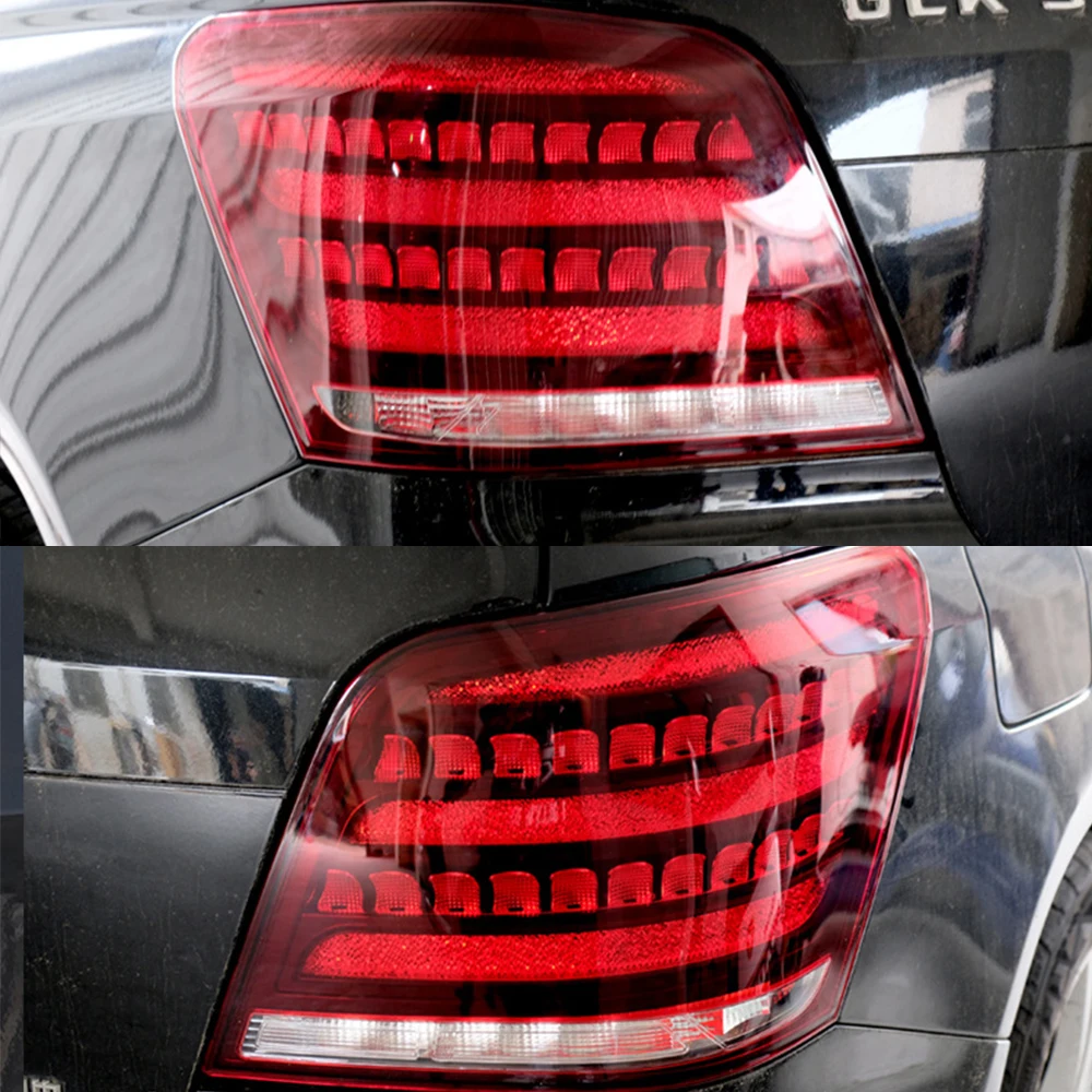 2PC LED Tail Light Assembly for Benz GLK 260/300 2009-2015 Taillights Plug and Play LED Running Dynamic Turning Rear Taillights