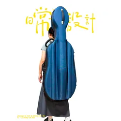 Fastshipping Best Quality 4/4  EVA Plastic Hard Cello Case Double Shoulder belt Double Rollers