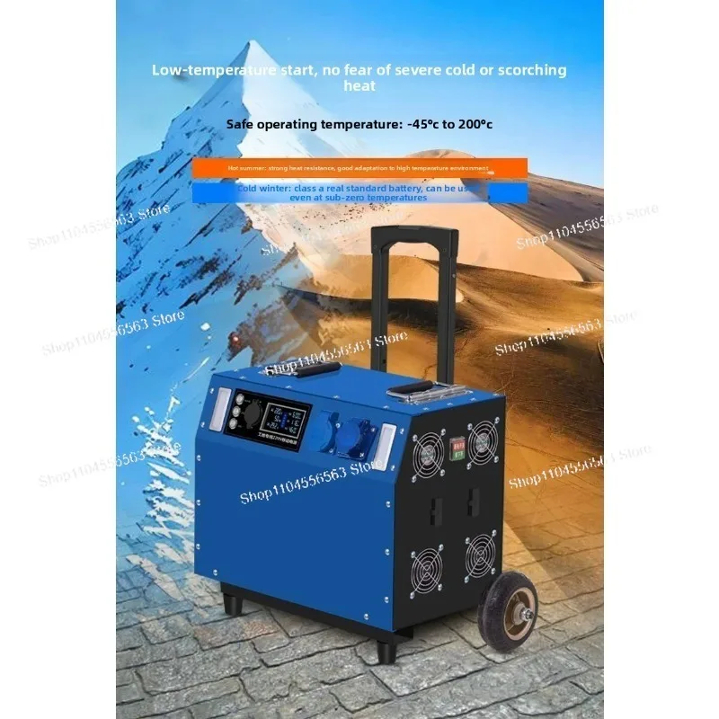 220V Large Capacity Portable Power Station Emergency for Construction Site  Streaming Camping RV High Power Backup