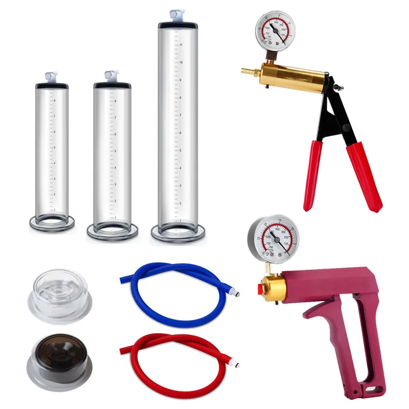 Accessories Penis Pump Cylinder Sealed Sleeve for Dick Extender Enlargement Vacuum Pumps Masturbator Ring Flask Part Replacement