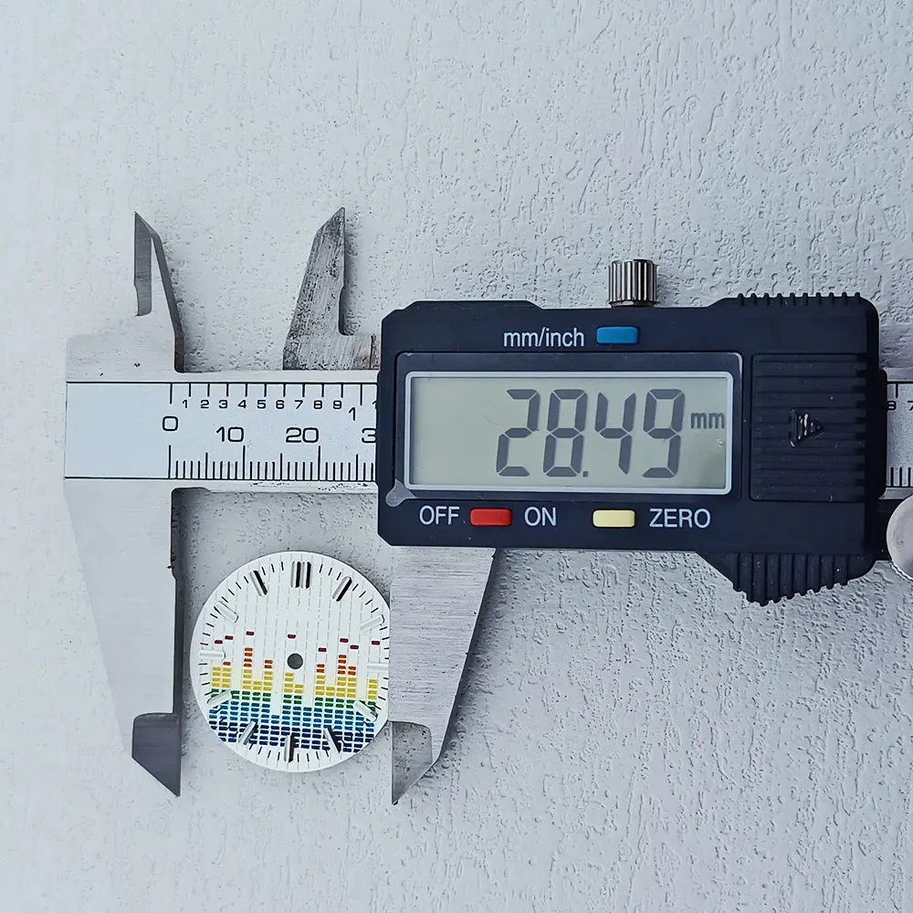 28.5mm new music watch dial suitable for NH series 35 movement /miyota8215 movement, mechanical watch accessories