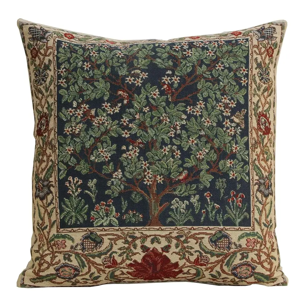 

Charlotte Home Furnishings Throw Pillow Covers 16X16 In, Green Tree Decorative Couch Pillow Covers, Boho Decor European