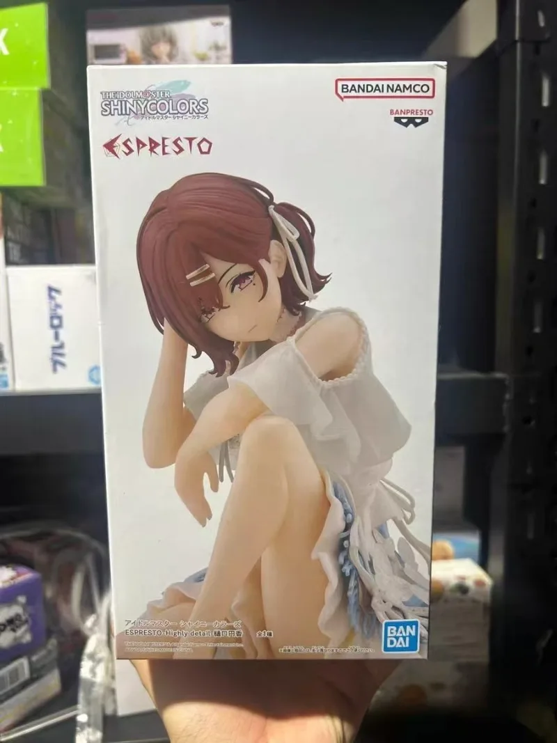 

В наличии оригинальные аниме-фигурки Bandai Banpresto The Idolmster Higuchi Madoka, модель игрушки, настольный орнамент, коллекция подарков