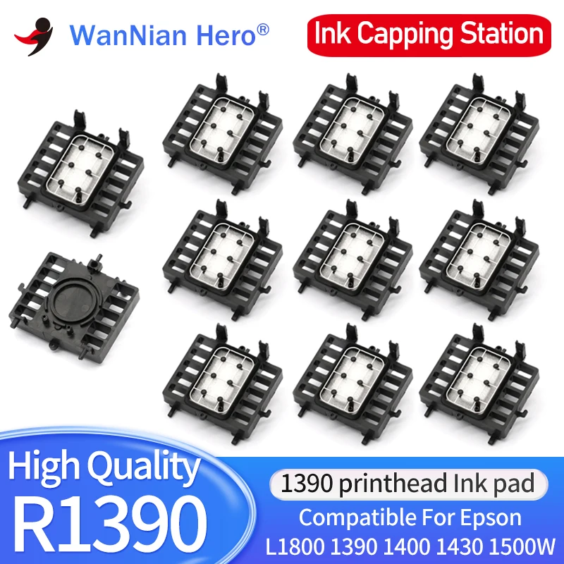 

R1390 Ink Pad L1800 ink capping station 1390 cap top Compatible For Epson 1390 1400 1430 1500W Printer Printhead Capping Station