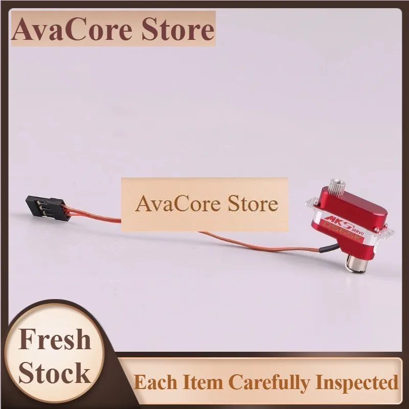 AvaCoreMKS DS65K Lightweight Servo Hollow Cup CNC Metal Tooth Motor 6.5g For DLG Glider 2.2KG Steering Gear Aircraft Model Acces