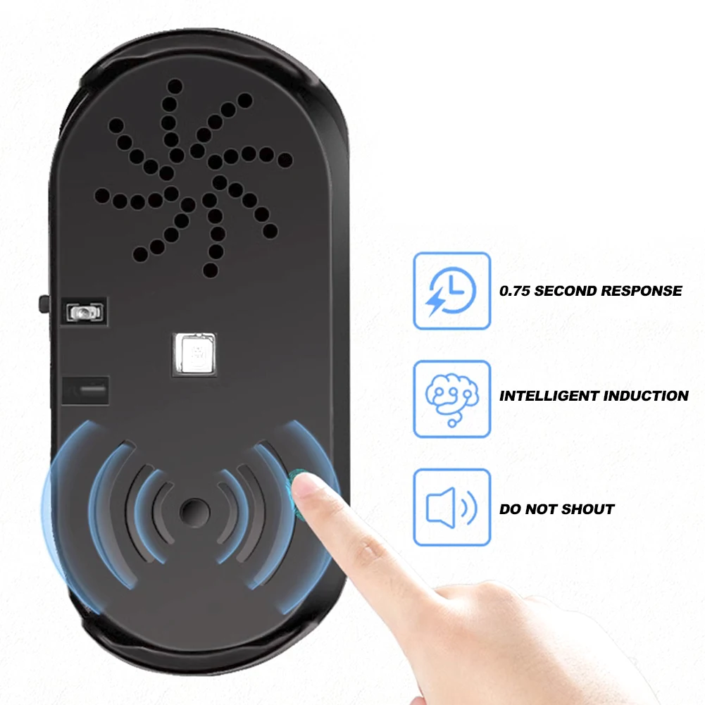 High Sensitivity Car Door Opening Sensor Smart Car Door Opening Sensor Alarm Anti-Collision Device Voice Notifications