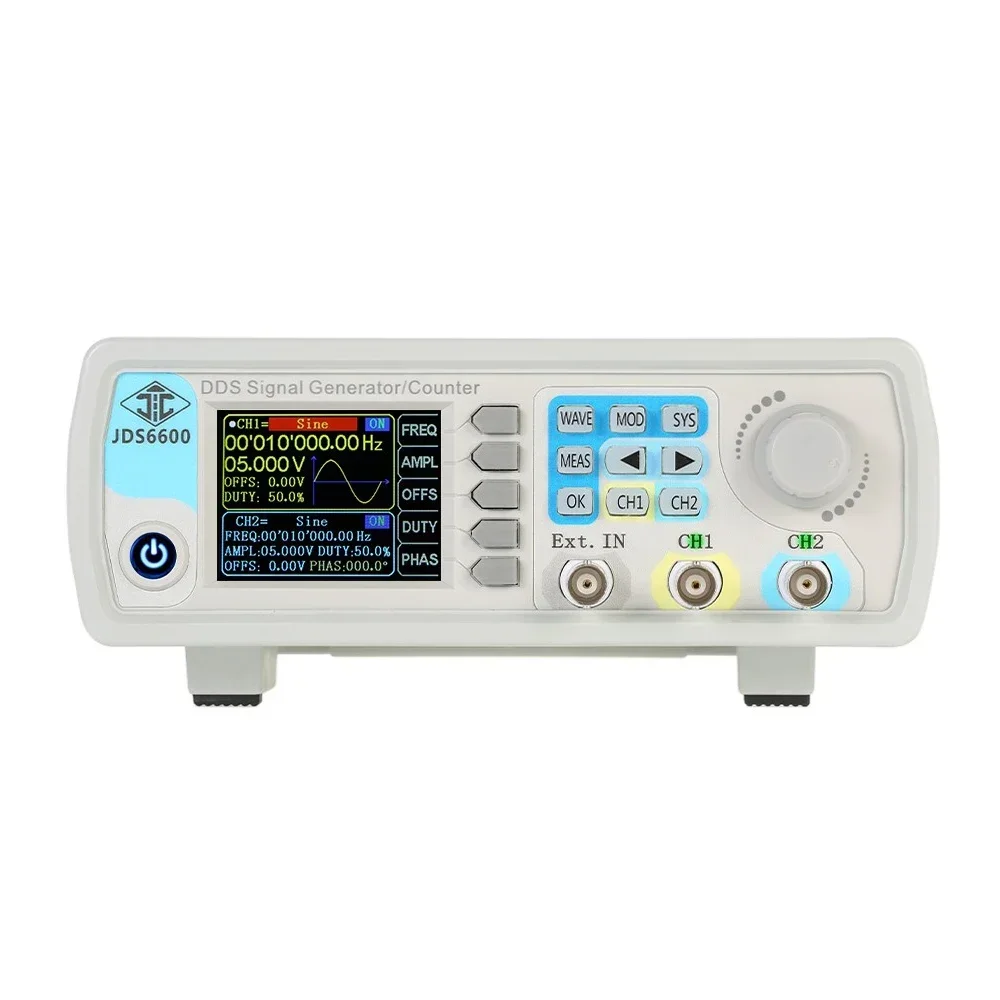 15MHZ Signal Generator Dual Channel CNC DDS Digital Control Arbitrary Wave Function Pulse Signal Source Frequency Meter JDS6600