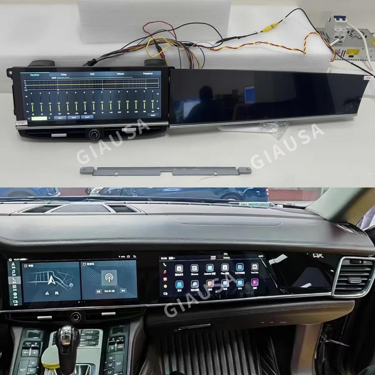

Android 13.0 Upgraded Interactive Dual Screen For Porsche Panamera 970 2010-2016 Car Autoradio Wireless Carplay GPS Head unit