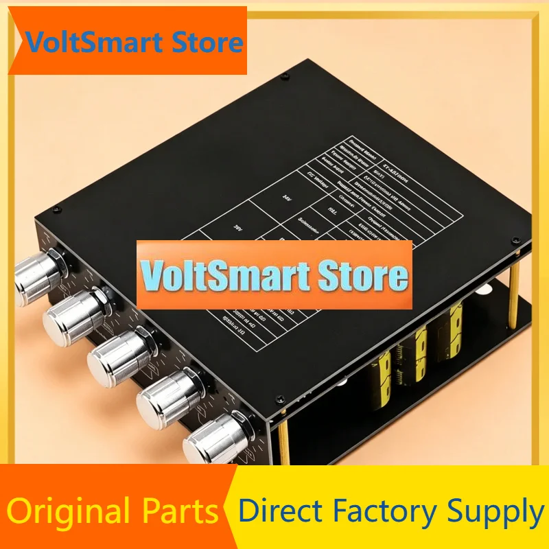 VoltSClass D Amplifier Bluetooth Audio Power Amplifier Board TPA3255 Chip 300W*2+6000W 2.1 Channel 3D Surround Sound Subwoofer