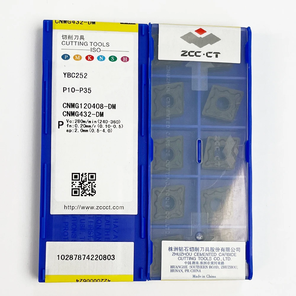 

HUAZHICHUN CNMG120408-DM YBC252 токарный инструмент