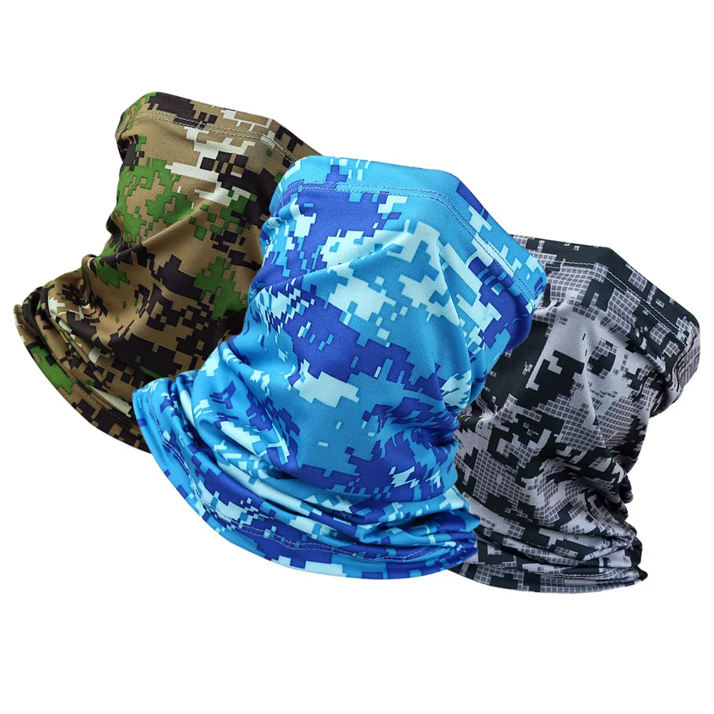 

3Pcs Outdoor Face Scarf Mask Sun Protection Neck Gaiter Breathable Moisture Wicking Riding Fishing Camping Cycling Neck Scarf