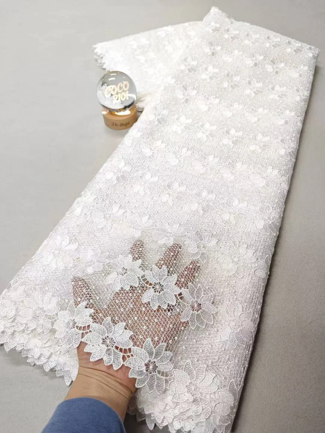 

Lace Fabric African Luxury Beaded Tulle 2026 Nigerian Handmade Heavy Sequins Lace Fabric Fro Bridal Wedding Dress Party Sewing