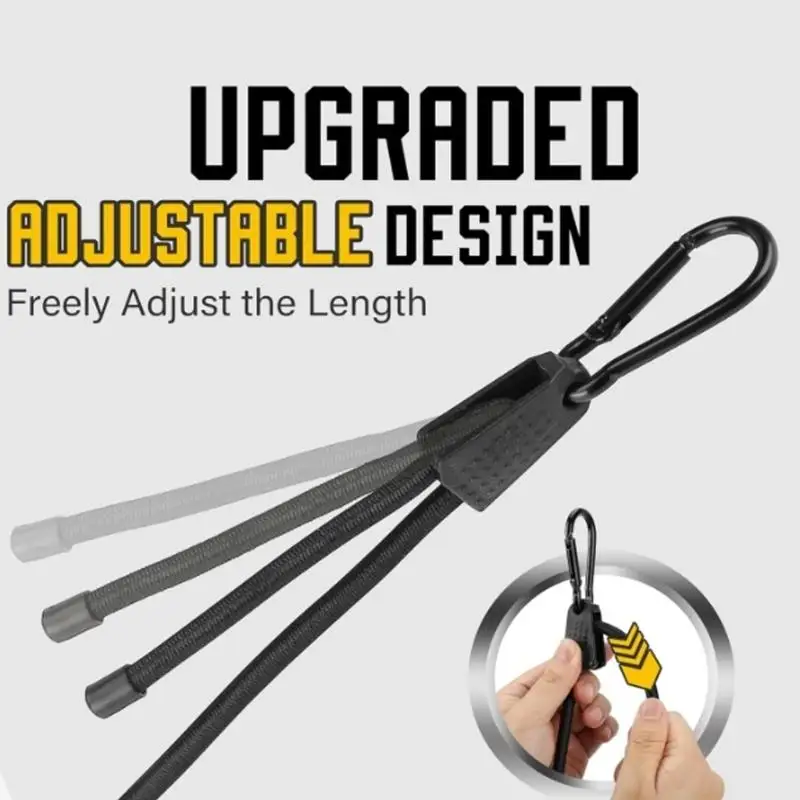 

Y1UD Expert 48Inch Flexible Cord With Against Slip Fasteners For Outdoor Camping