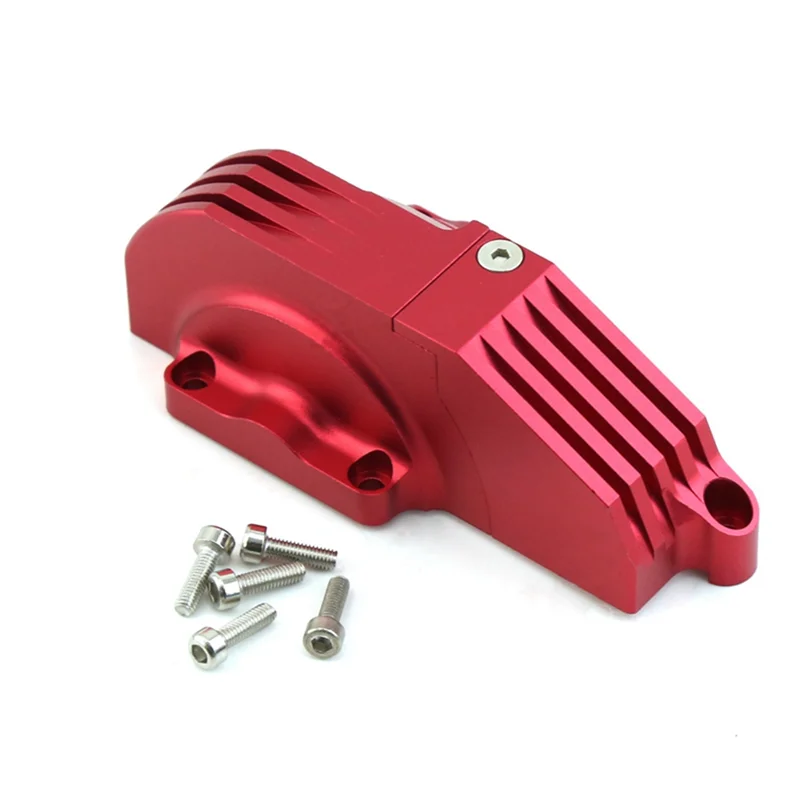 

For TRAXXAS 1/10 MAXX 89086-4 -89076-4 Aluminum Alloy Main Tooth Protection Cover - Pc 8987,Red