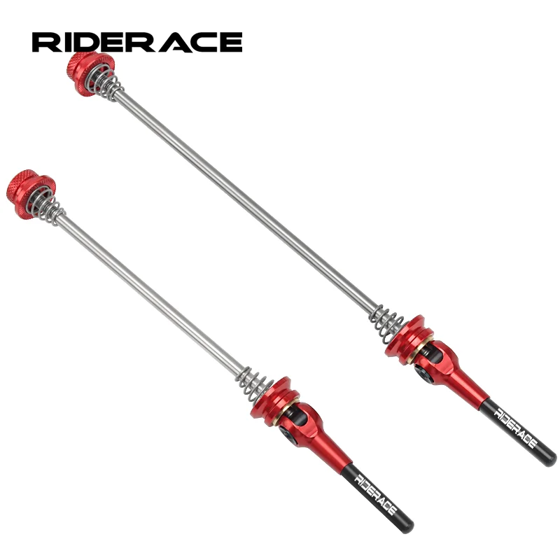 RIDERACE Bicycle Quick Release Skewer Lever Titanium Ti For Road Cycling Mountain Bike Wheel Hub QR Skewers Ultralight MTB Parts