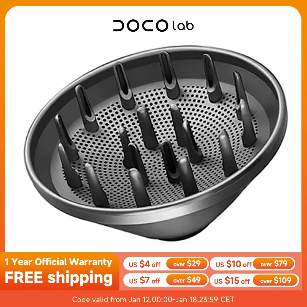 

For DOCOLAB Supersonic high Speed Hair Dryer H800 H900 Diffuser Attachement Replacement Hair Comb Styling Tools Barber Supplies