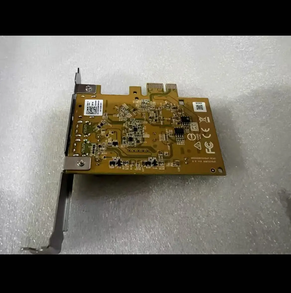 

0GHN4W для Dell OptiPlex 7050 3070 5050 3060 7060 Precision 3420 3620 Настольный адаптер PCIE X1 Dual 10G Type-C Card Adapter