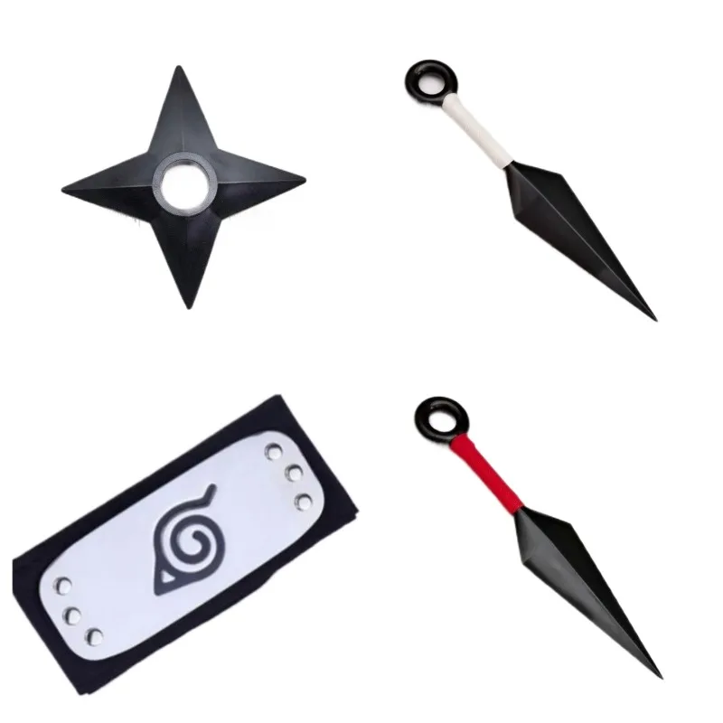 

Naruto Plastics Kunai Cosplay Props Kakashi Jiraiya Sasuke Anime Action Figures Ninja Throwing Weapons Toy Gifts for Naruto Fans